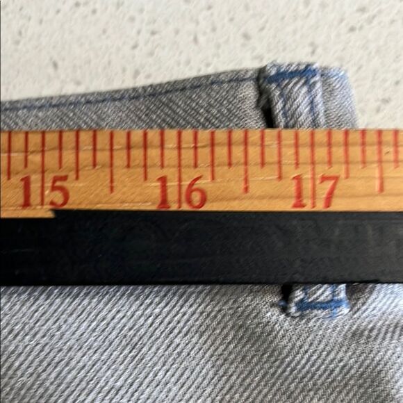 Haband Vintage Fit-Forever Classic Gray Cut Off Shorts Tagged 34 Fit 32 - Picture 7 of 10